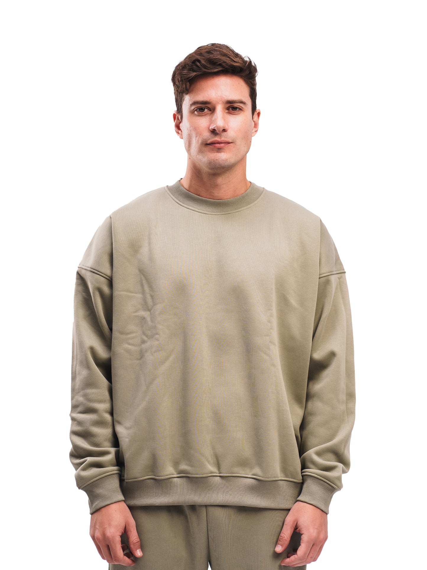 OLIVE GREEN CREWNECK