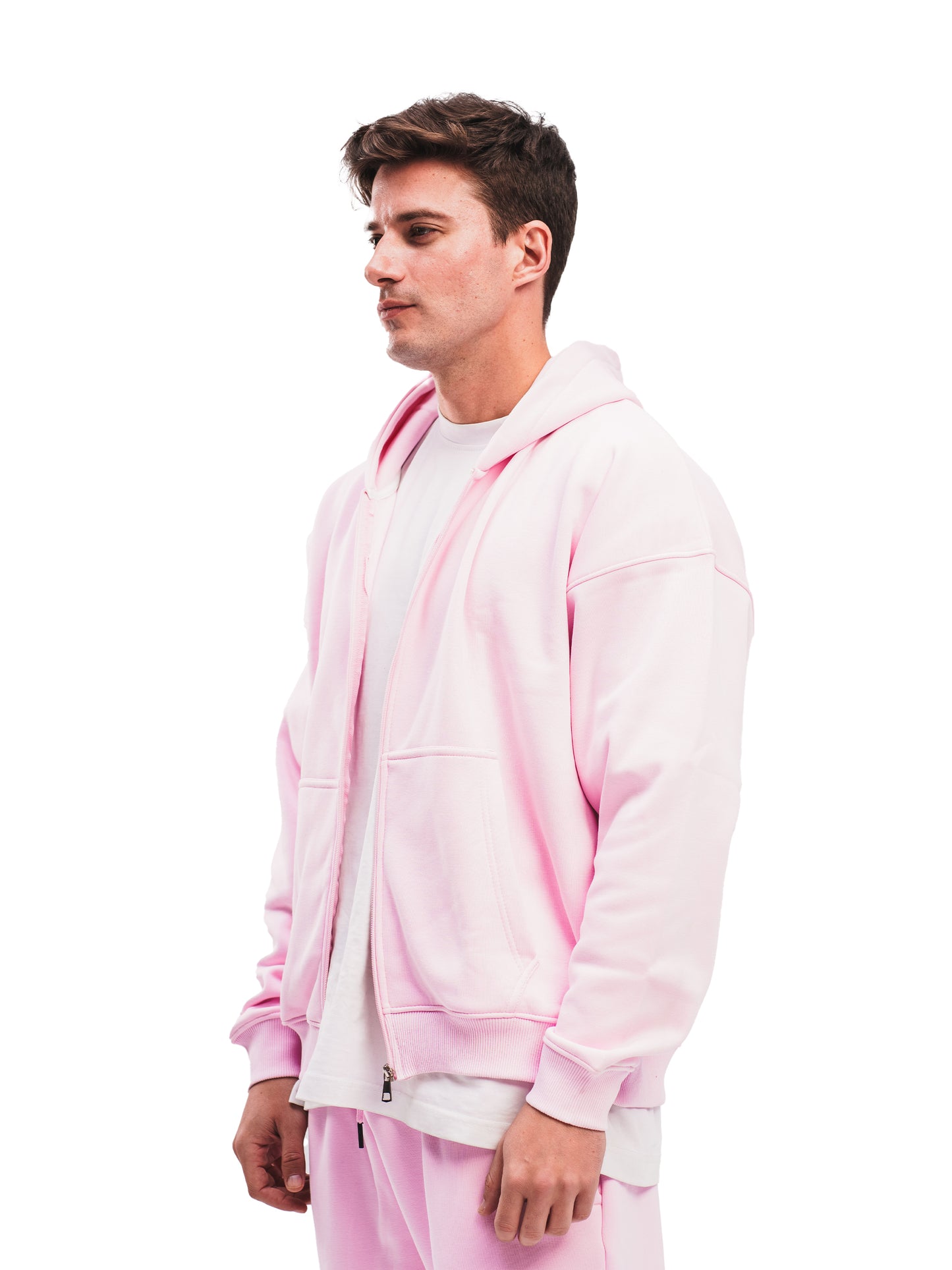 BABY PINK ZIP UP