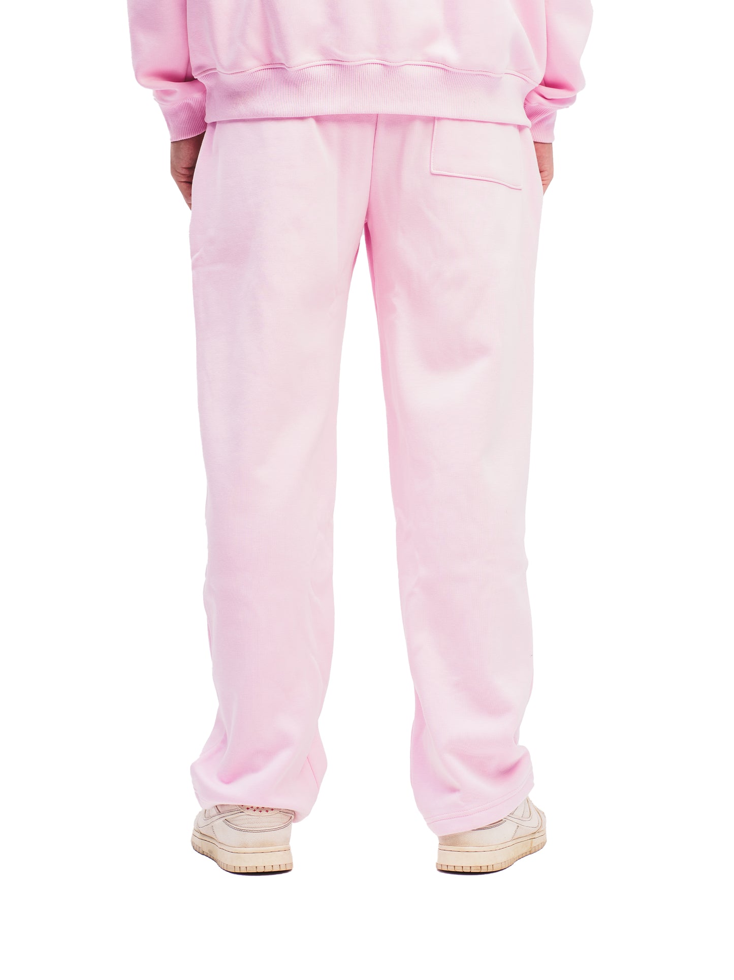 BABY PINK STRAIGHT LEG SWEATPANTS