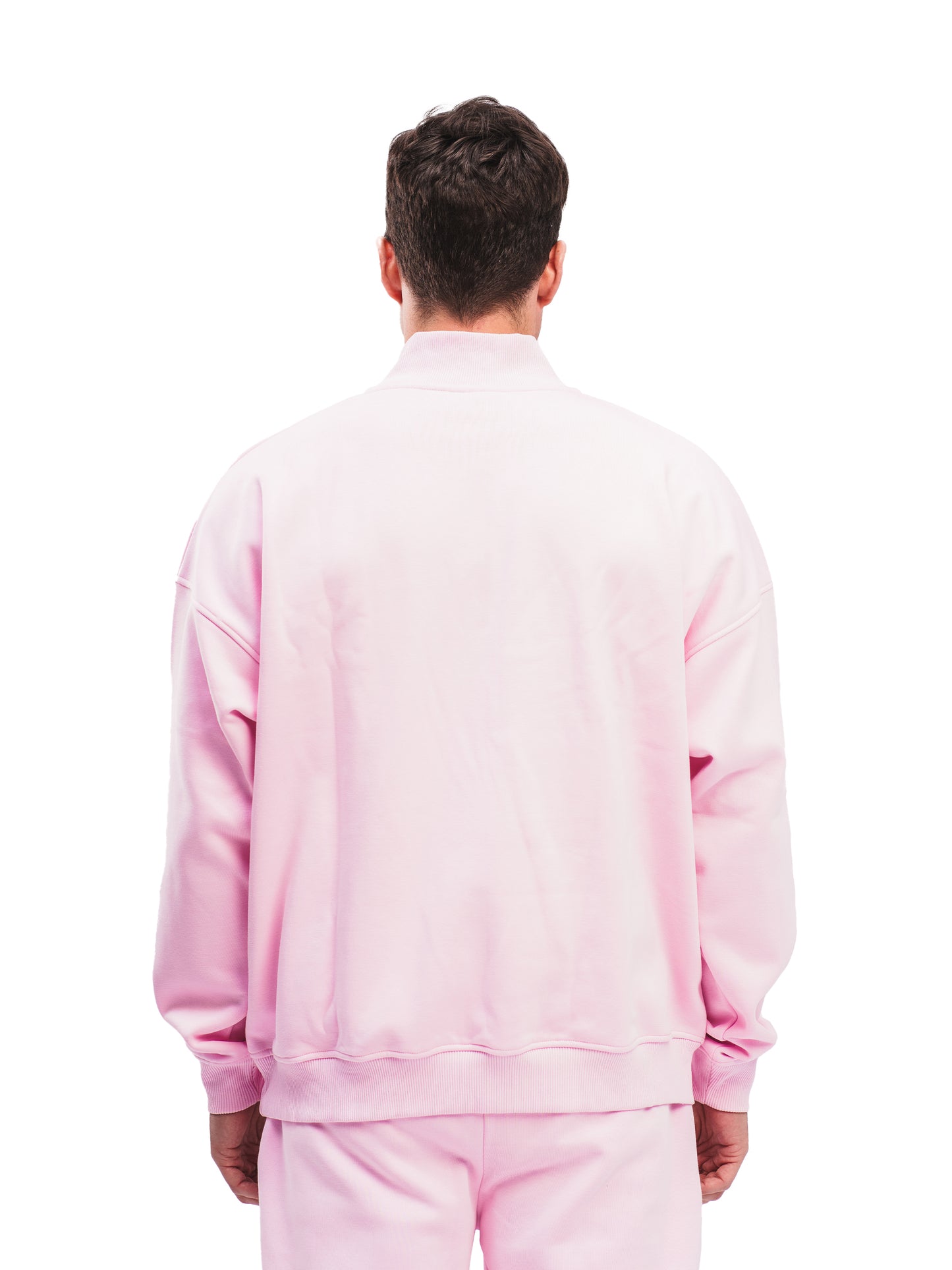 BABY PINK QUARTER ZIP