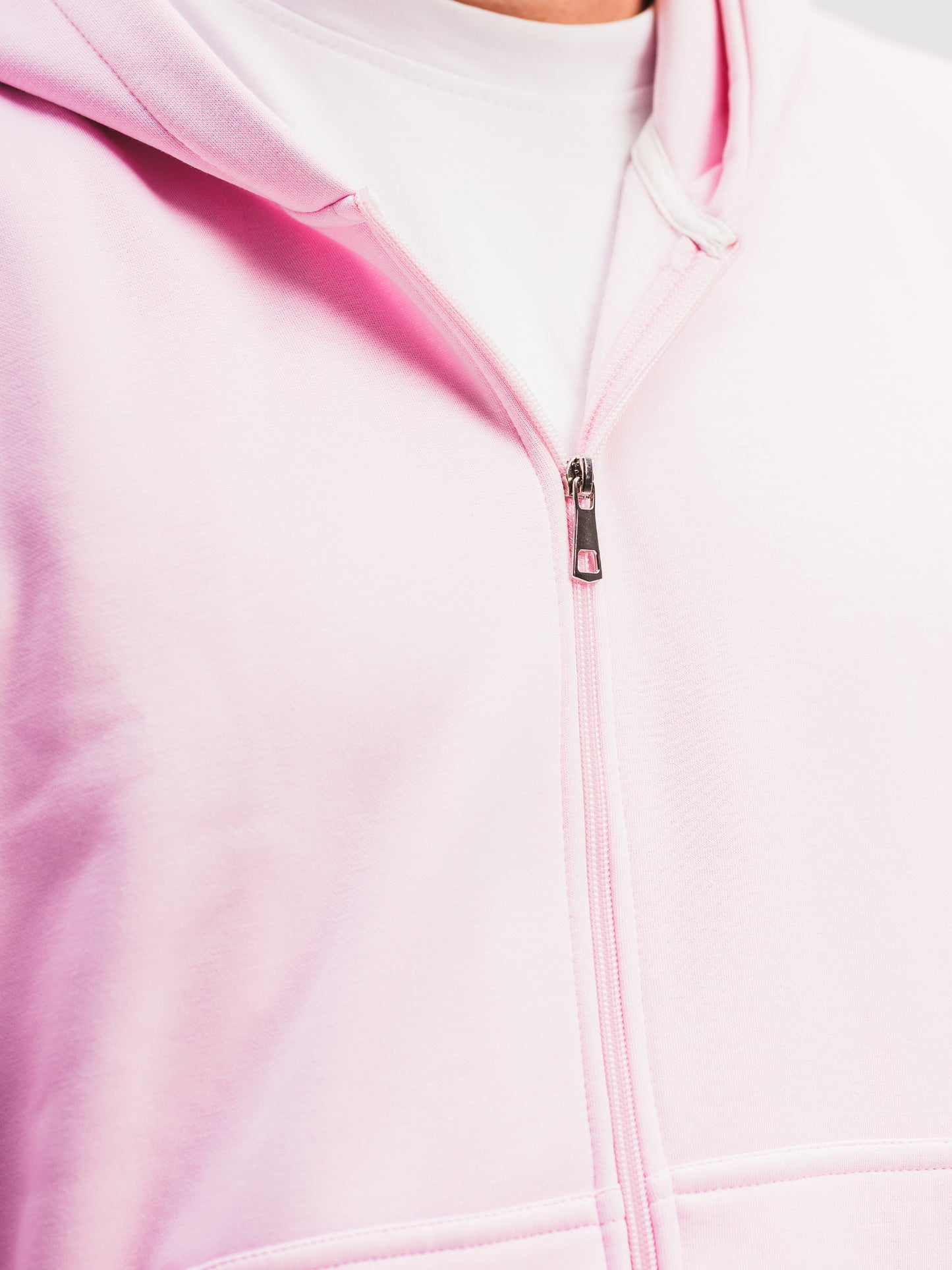 BABY PINK ZIP UP