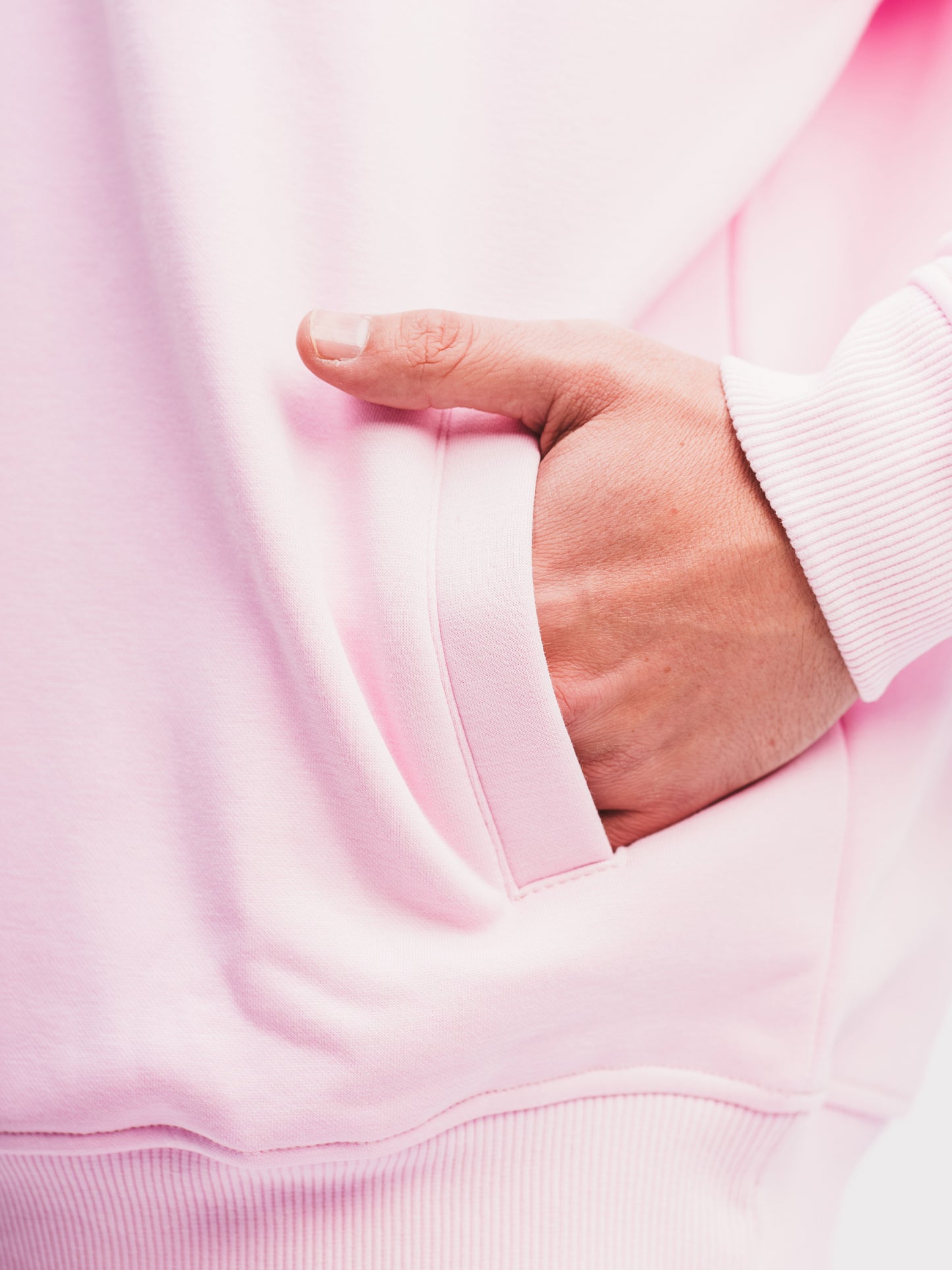 BABY PINK QUARTER ZIP