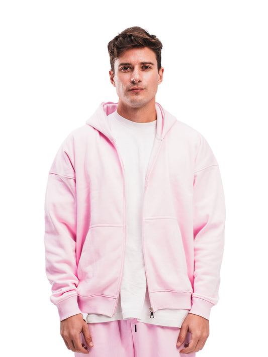 BABY PINK ZIP UP