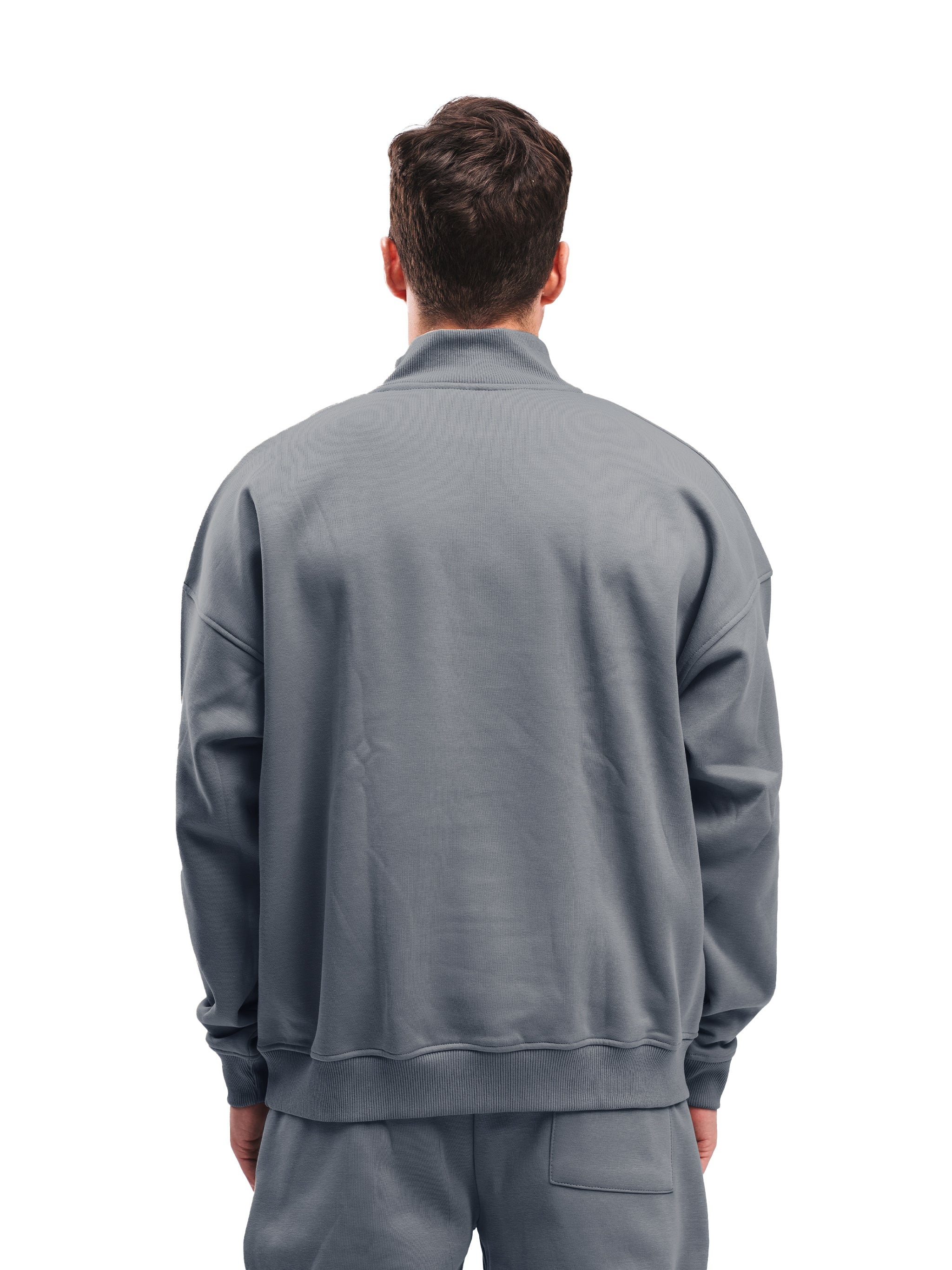 COOL GREY QUARTER ZIP