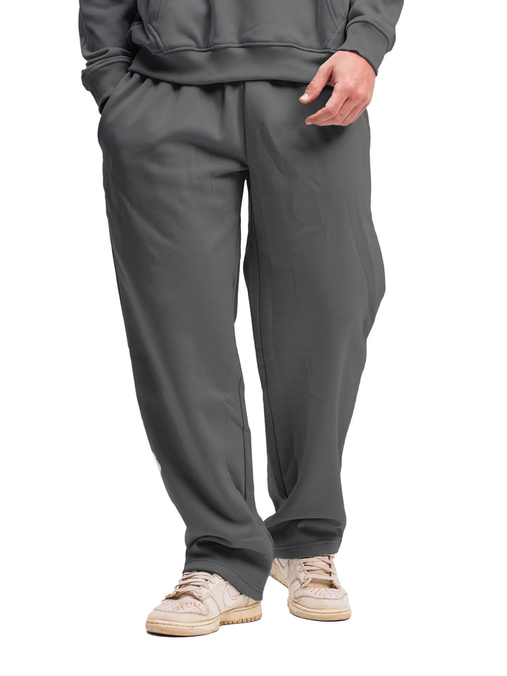 CHARCOAL STRAIGHT LEG SWEATPANTS