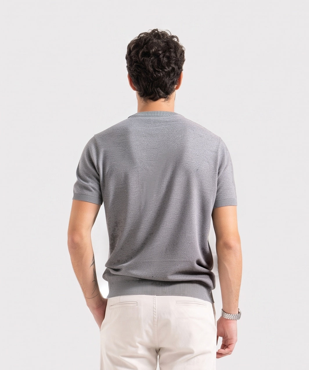 KNITTED MENS T SHIRT