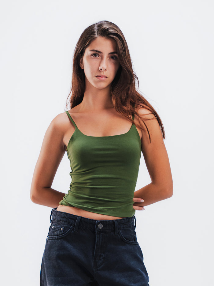 SPAGHETTI STRAP TOP
