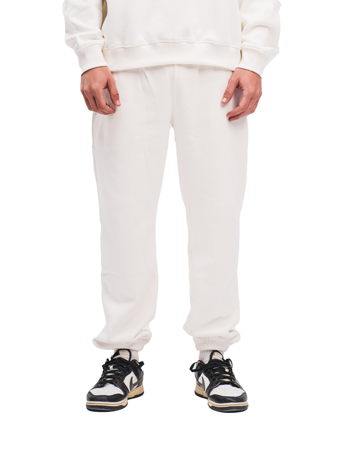 ELASTIC HEM SWEATPANTS