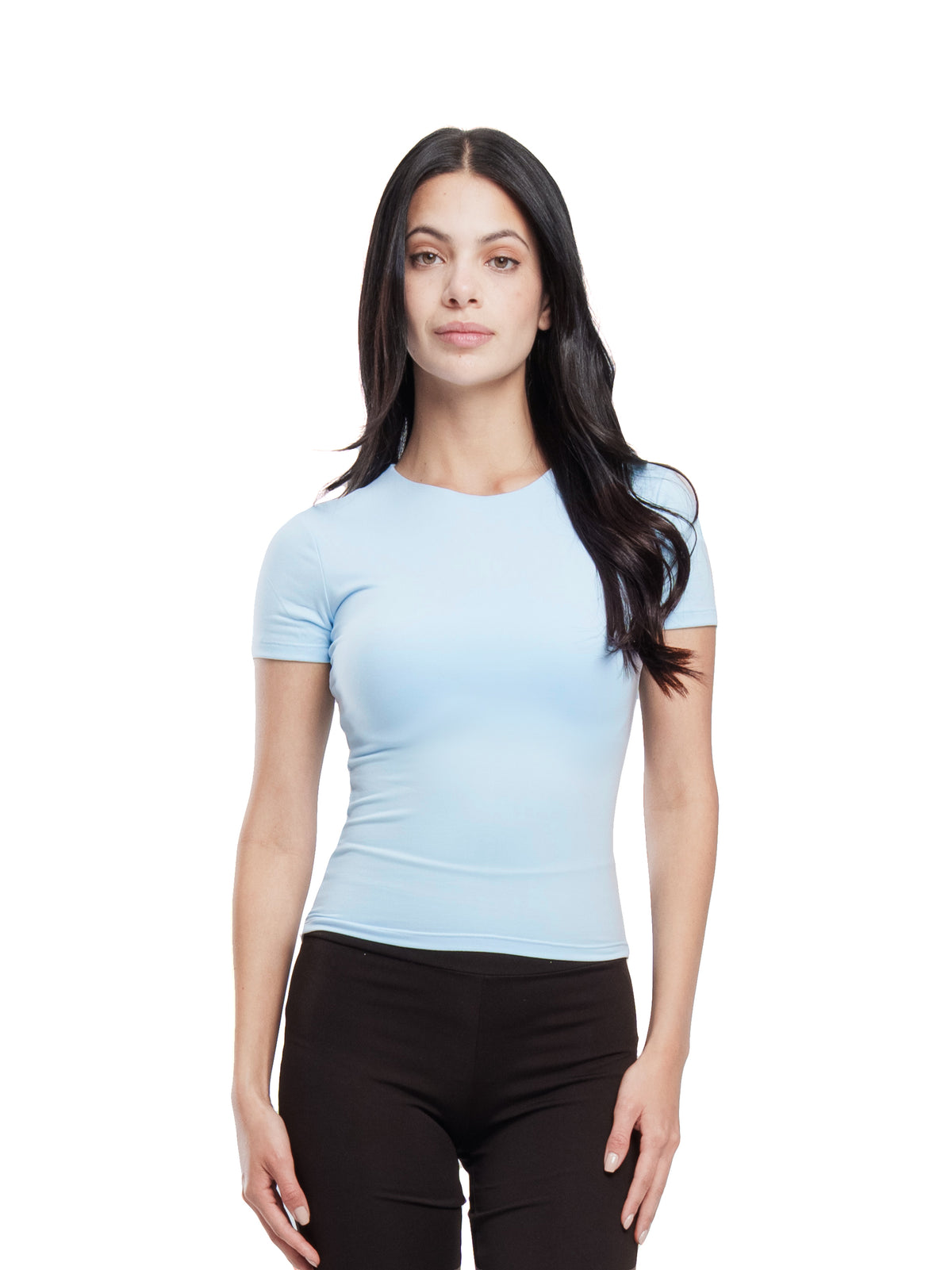 MICROFIBER BASIC SHORT SLEEVE TOP