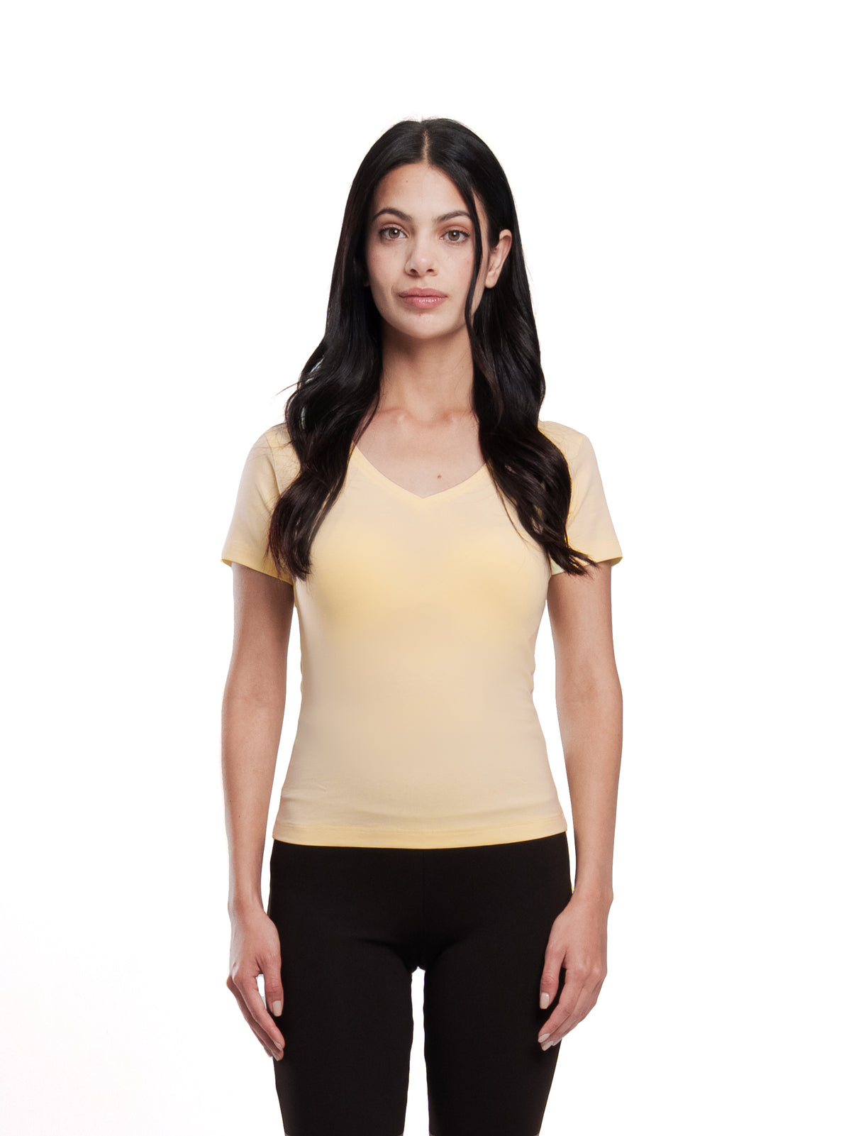 V-NECK SHORT SLEEVE TOP