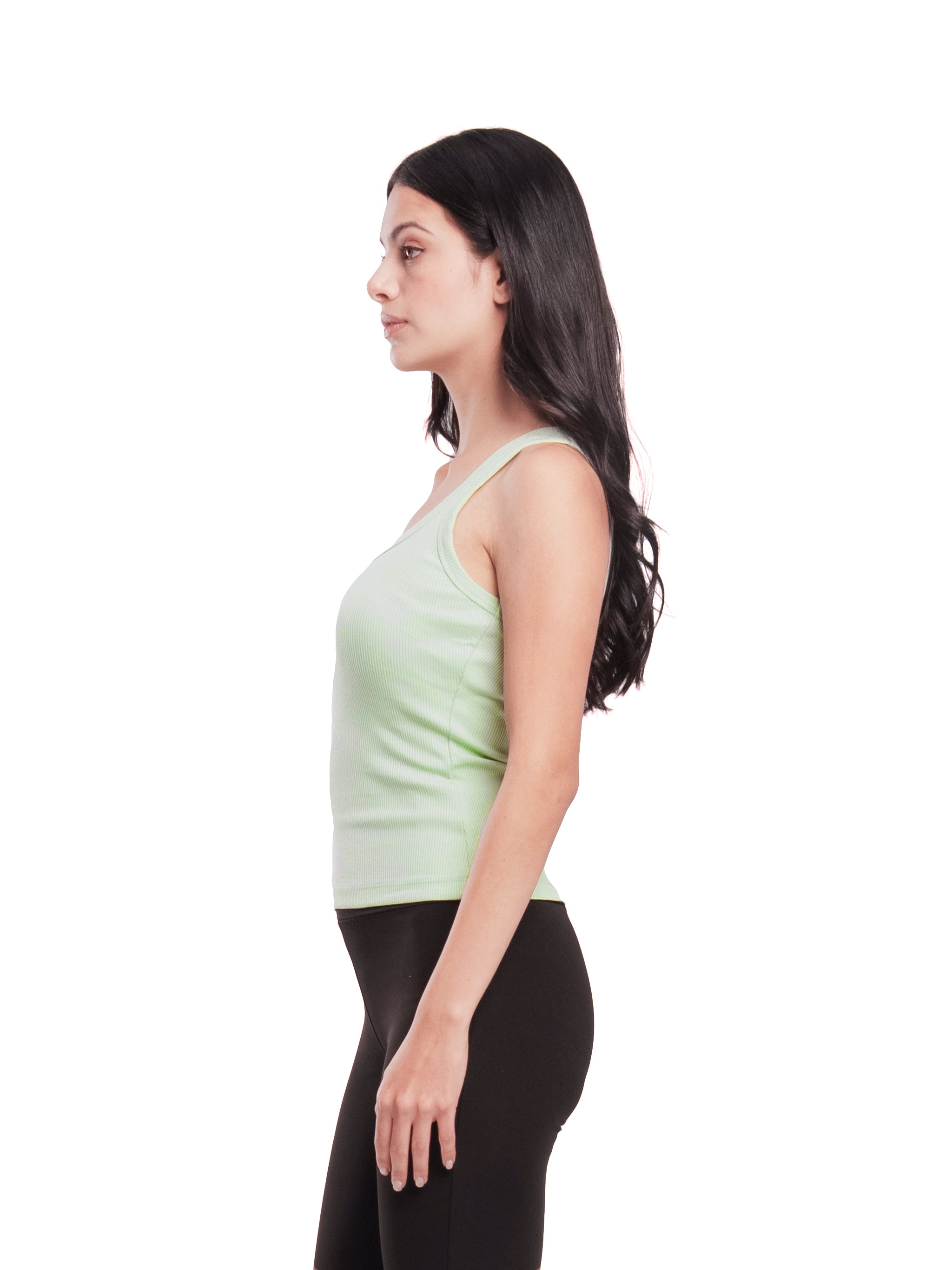 MINT GREEN U-SHAPED TANK TOP