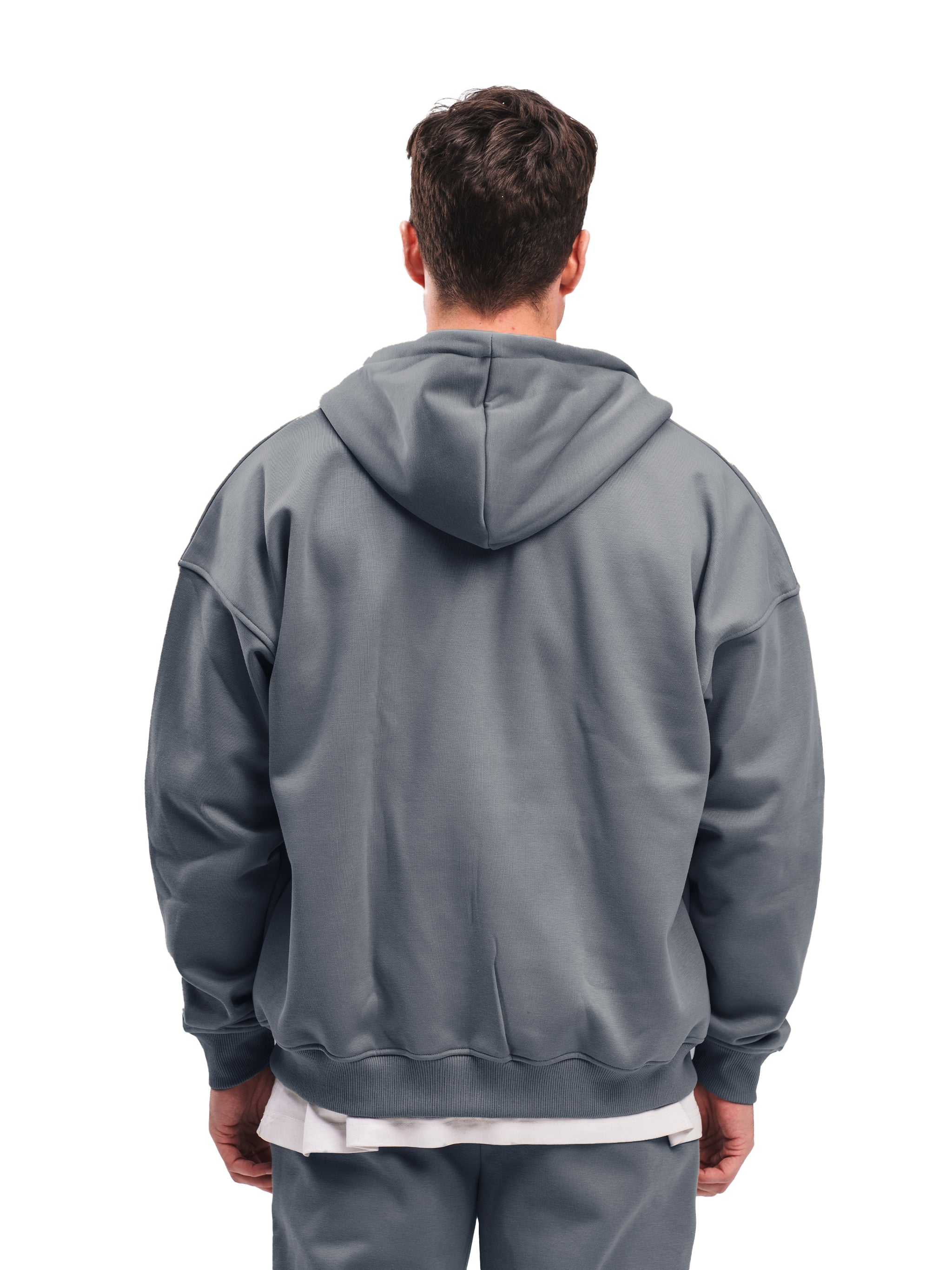 COOL GREY ZIP UP